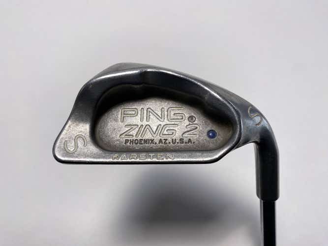 Ping Zing 2 Sand Wedge SW Blue Dot 1* Up Karsten JZ Wedge Steel Mens RH
