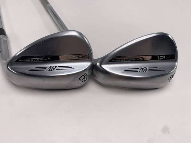 Titleist Vokey SM10 Tour Chrome Wedge Set 56* 12 | 60* 8 SM10 Wedge RH