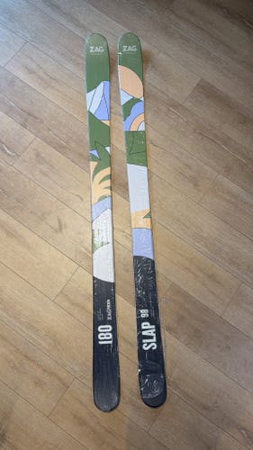 Unisex 2024 180 cm All Mountain SLAP 98 Skis Without Bindings (New)