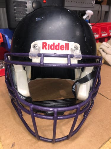 USED RIDDELL SPEED ADULT HELMET - MEDIUM - FLAT BLACK