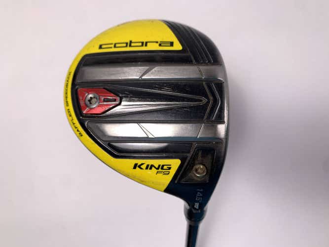 Cobra KING F9 Speedback 3-4 Fairway Wood 14.5* Fujikura Atmos 7R Regular Mens RH