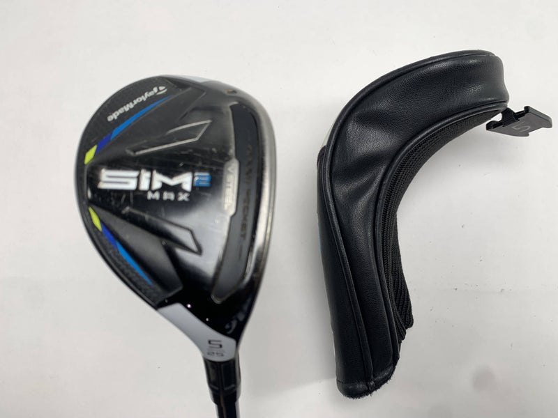 TaylorMade SIM2 MAX Rescue 5 Hybrid 25* Fujikura Ventus Blue 6R Mens RH HC
