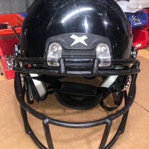 USED XENITH X2E+ YOUTH FOOTBALL HELMET - LARGE - BLACK