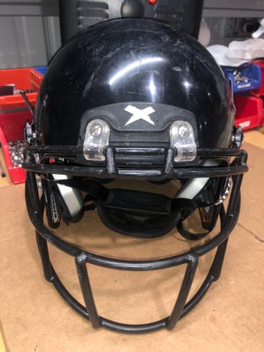 USED XENITH X2E+ YOUTH FOOTBALL HELMET - LARGE - BLACK