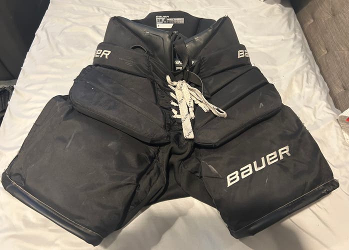 Senior Small Bauer Pro Hockey Goalie Pants (Used)