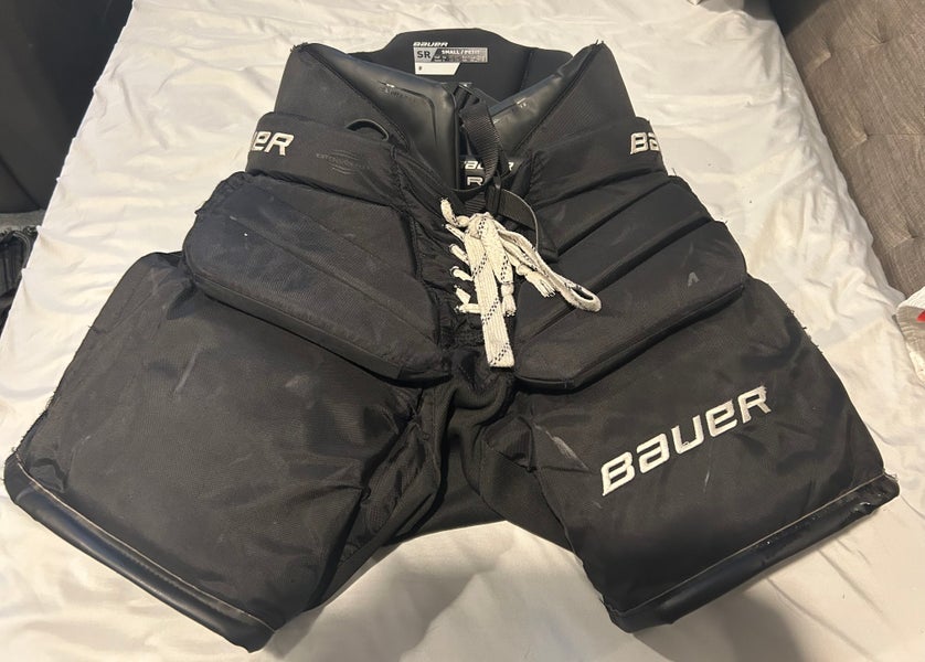 Senior Small Bauer Pro Hockey Goalie Pants (Used)