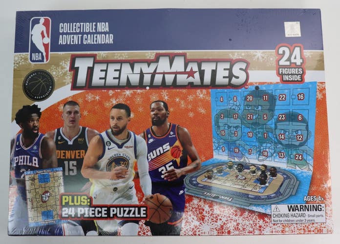 New & Sealed TeenyMates NBA Collectible Advent Calendar (MRSP: $59.99)
