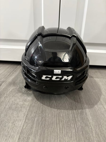 Medium Black CCM Tacks 910 Helmet Pro Stock (Used)