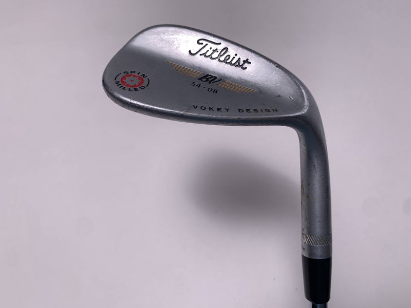 Titleist Vokey Spin Milled Chrome 2009 Sand Wedge SW 54* 8 Bounce Wedge Mens RH