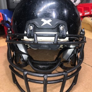 USED XENITH X2E+ YOUTH FOOTBALL HELMET - LARGE - BLACK