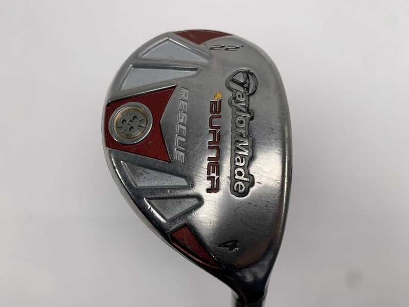 TaylorMade Burner Rescue 4 Hybrid 22* REAX SuperFast 65g Stiff Graphite Mens RH