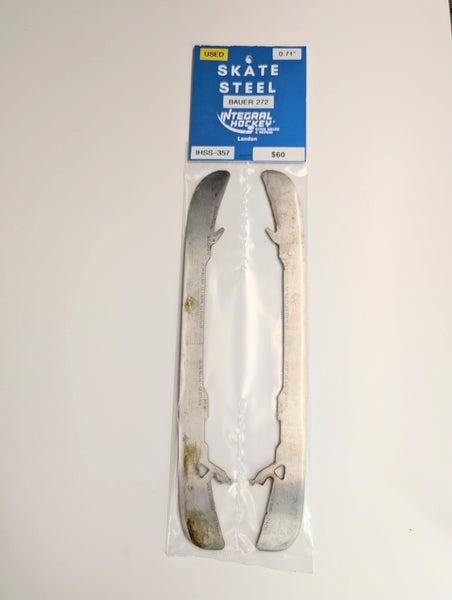 Like-New JRZ Multi-Fit Steel Runners CCM & Bauer 272 & 271 (Size 8/8.5 Skates) -IHSS-357