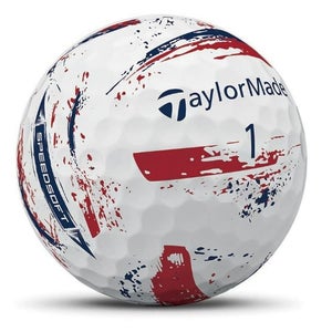 Taylor Made SpeedSoft Ink Golf Balls (USA, 3pk) 1 Sleeve 2025 NEW