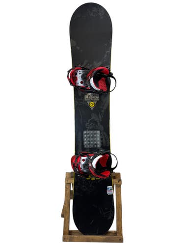 159cm Rome SDS Garage Rocker Snowboard W/ Rome 390 Seek and Destroy Bindings