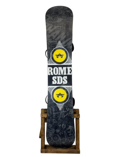 159cm Rome SDS Garage Rocker Snowboard W/ Rome 390 Seek and