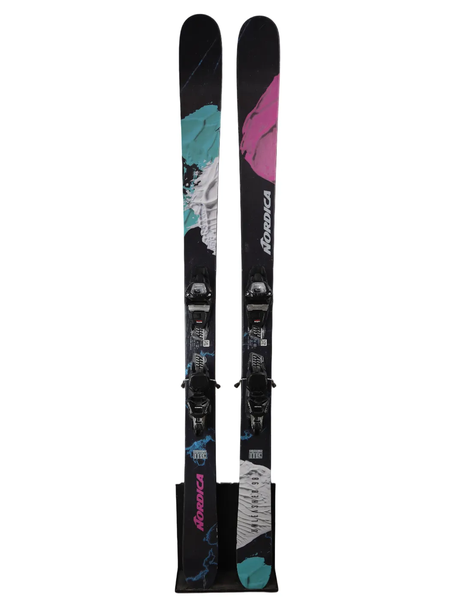 USED Nordica Unleashed 98 Skis 186cm with Marker Griffon TCX 13 Bindings