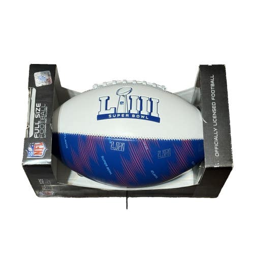 Super Bowl LIII NFL Replica Full Size Commemorative Souvenir History Football