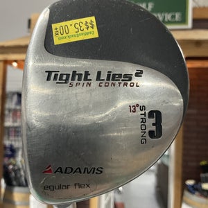 Adams TIGHT LIES 13 #3 Fairway Wood 41" Regular Flex Graphite Left-Hand USED