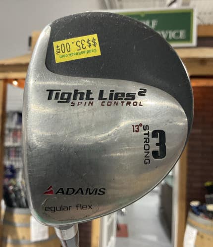 Adams TIGHT LIES 13 #3 Fairway Wood 41" Regular Flex Graphite Left-Hand USED