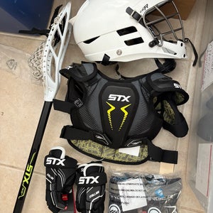 Starter Kit (Used) lacrosse equipment youth . Meets nocsae