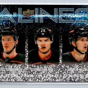 Svechnikov Aho Necas 24-25 Upper Deck Series 1 A-Lines Speckle Insert #AL-6
