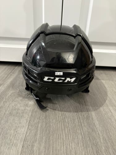 Medium Black CCM Tacks 910 Helmet Pro Stock (Used)