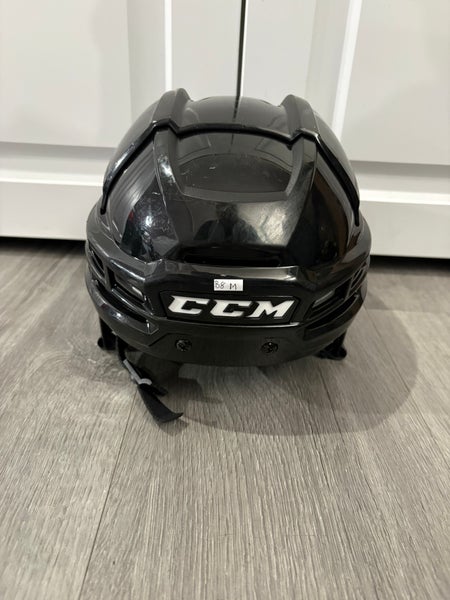 Medium Black CCM Tacks 910 Helmet Pro Stock (Used)