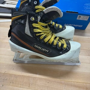 2012 Bauer Elite Hockey Goalie Skates Extra Wide Width 8 (Used)