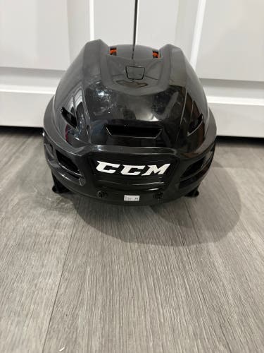 Used Black Medium CCM Pro Stock Tacks 710 Helmet