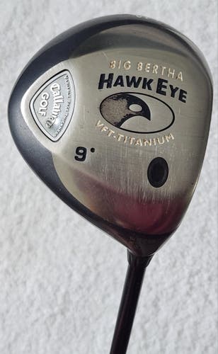 Men's Callaway Big Bertha Hawkeye VFT Titanium Driver 9° RH; Graphite Shaft