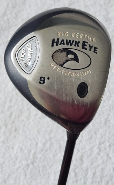 Men's Callaway Big Bertha Hawkeye VFT Titanium Driver 9° RH; Graphite Shaft