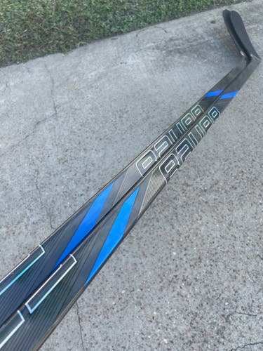 2 BAUER Nexus Tracer Used Pro Stock Hockey Stick Grip P92M 87 Flex Left 5649