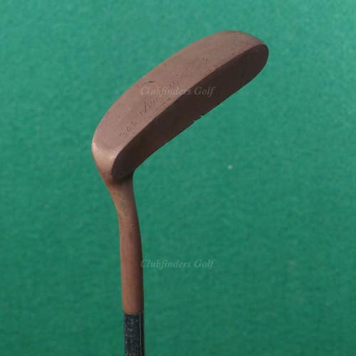 VINTAGE Acushnet Bulls Eye Heel-Shafted Flange 34A 33" Putter Golf Club