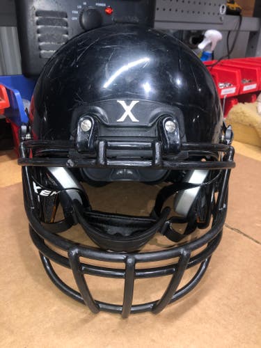 USED XENITH X2E+ YOUTH FOOTBALL HELMET - LARGE - BLACK