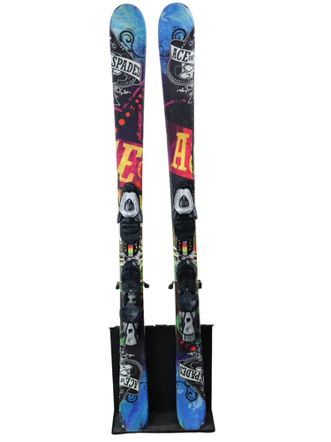 USED 2011 Nordica Ace of Spades Fastrak J Skis 138cm with Salomon 7.5 Bindings