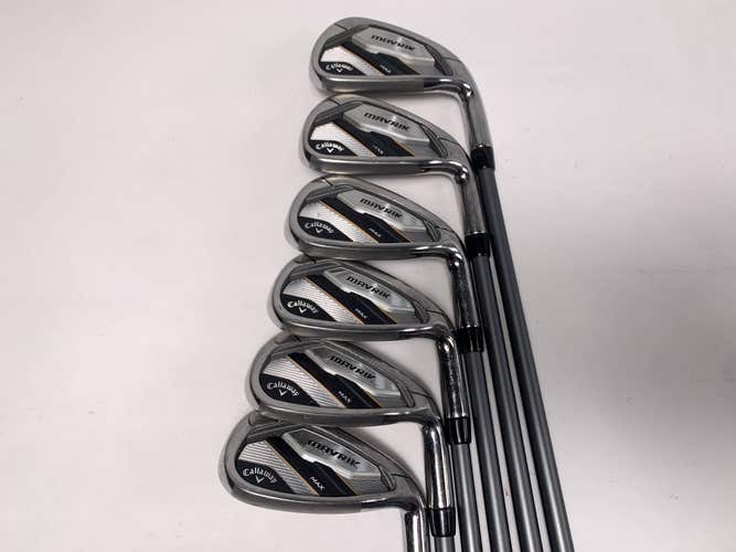 Callaway Mavrik Max Iron Set 6-PW+GW Project X Catalyst 5.0 55g Senior RH