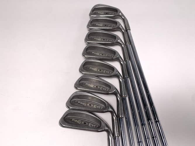 Ping Eye 2 Iron Set 3-PW Black Dot Karsten ZZ-Lite Stiff Steel Mens RH