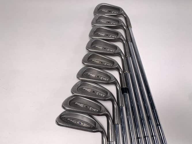 Ping Eye 2 + Iron Set 2-PW+SW Black Dot KT-M Regular Steel Mens RH- no 3i