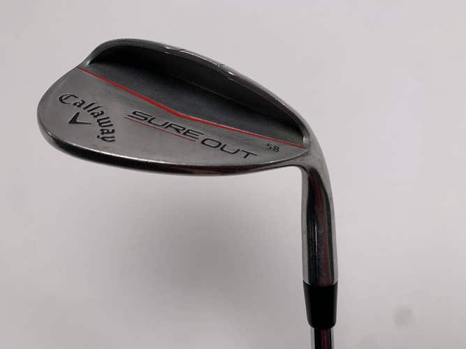Callaway Sure Out Lob Wedge LW 58* KBS 90g Wedge Steel Mens RH