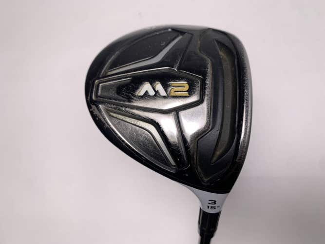 TaylorMade M2 2016 3 Fairway Wood 15* REAX 65g Stiff Graphite Mens RH