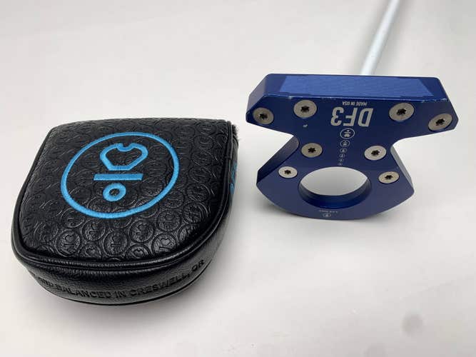 L.A.B. Golf DF3 Counterbalanced Blue Putter 38.5" -71* ACCRA Mens RH HC