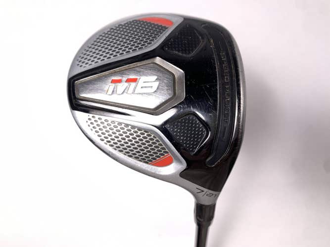 TaylorMade M6 7 Fairway Wood 21* Fujikura Atmos 5R Red Regular Graphite Mens RH