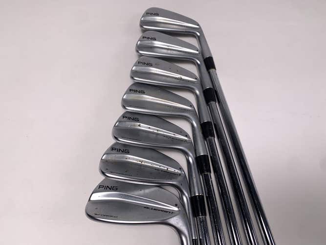 Ping Blueprint Iron Set 4-PW Black Dot Project X LZ 6.0 120g Stiff Steel RH READ