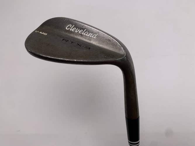 Cleveland RTX 3 Tour Satin Raw Lob Wedge LW 60* 9 Raw DG Wedge Steel Mens RH