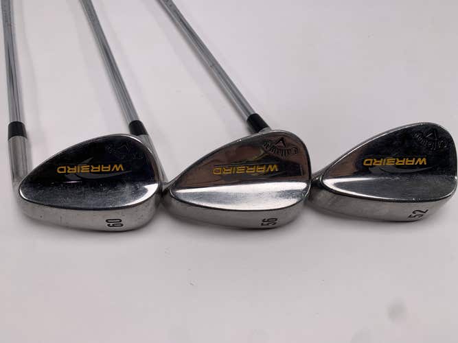 Callaway Warbird Wedge Set 52* 56* 60* Callaway Wedge Steel Mens RH