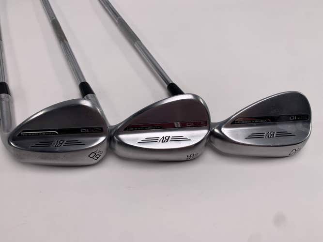 Titleist Vokey SM10 Tour Chrome Wedge Set 52* 8 | 56* 10 | 60* 4 Wedge Mens RH