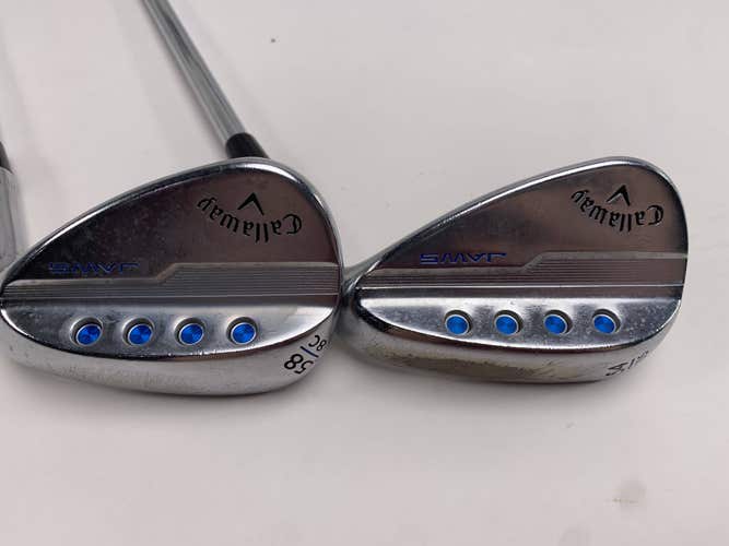Callaway Jaws MD5 Platinum Chrome Wedge Set 54* 10 | 58* 8 XP 95 R300 Mens RH