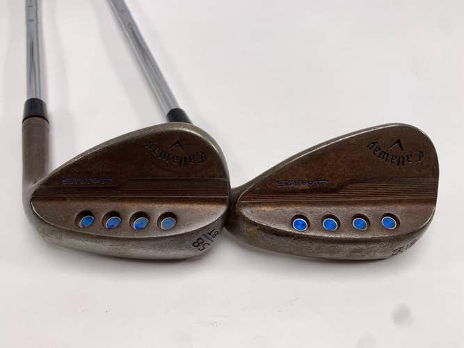 Callaway Jaws MD5 Raw Wedge Set 54* 10 | 58* 8 KBS 610 Wedge Wedge Steel Mens RH