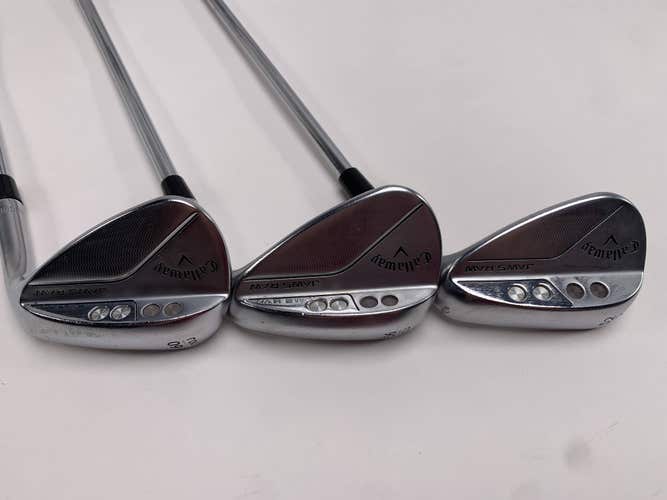Callaway Jaws Raw Chrome Wedge Set 52* 10 | 56* 10 | 60* 10 XP 95 R300 Mens RH