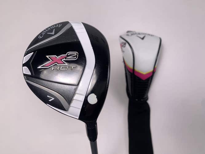 Callaway X2 Hot Womens 7 Fairway Wood 21* Ladies Graphite Womens RH HC
